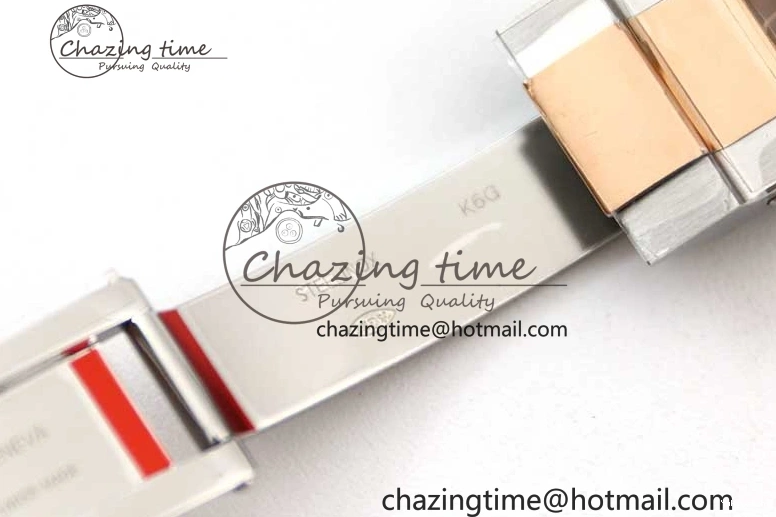 EWF SS Dial RG Yacht-Master Brown RG Bracelet 1:1 Edition Best on 126621 SS A3235 0409